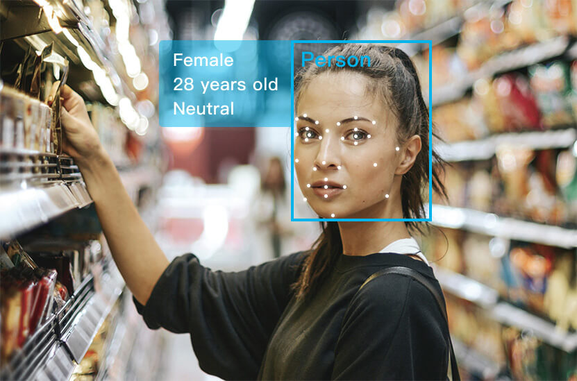 人臉辨識能蒐集顧客年齡性別資料