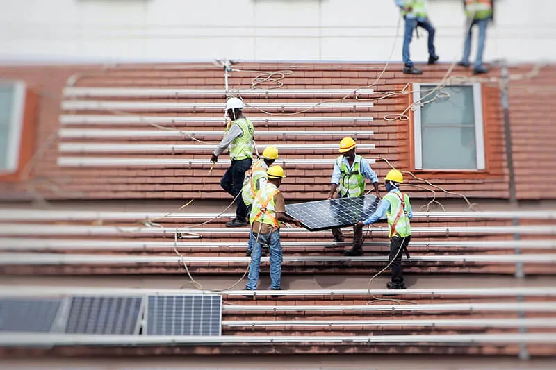 太陽能光電板工程使用高空安全帶