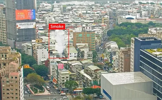 城市住宅區濃煙監測系統